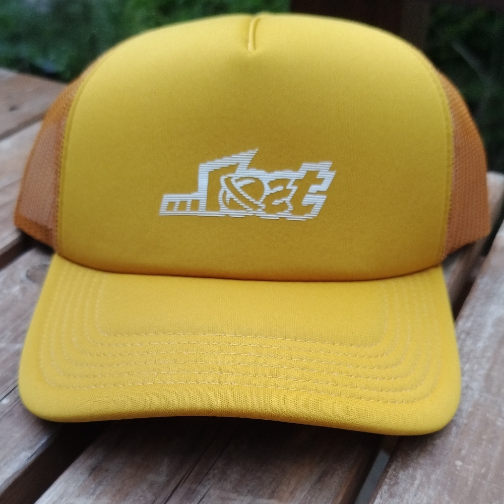 Lost Mustard and Tan Trucker Hat